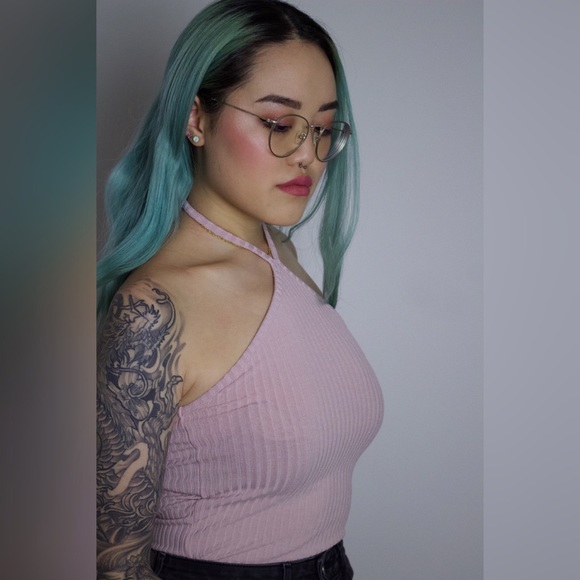 Pink Halter Top - Picture 2 of 3